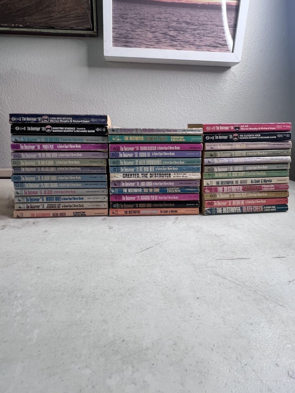 The Destroyer by Warren Murphy Richard Sapir Lot of 37 Books '81-'89 Paperback